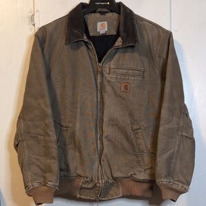 Carhartt Bankston Quilted Flannel-Lined Bomber Jacket mens large